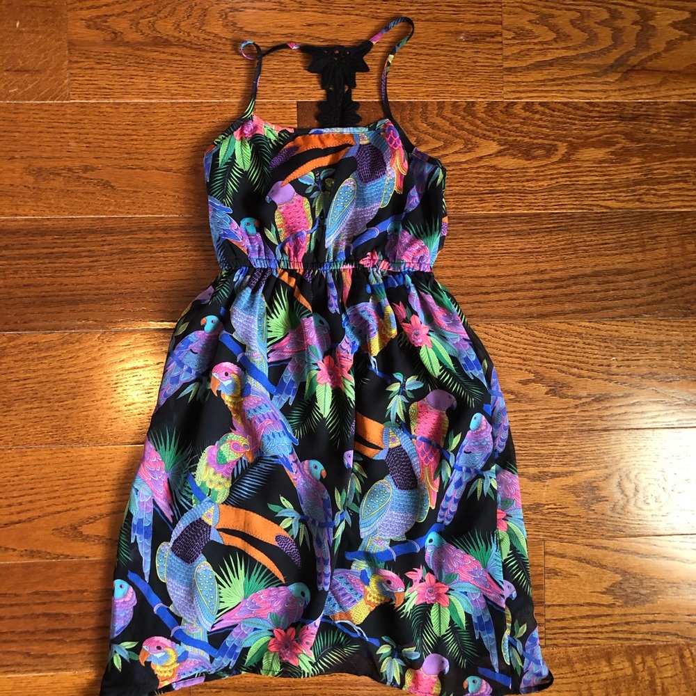 Tropical Bird Dress